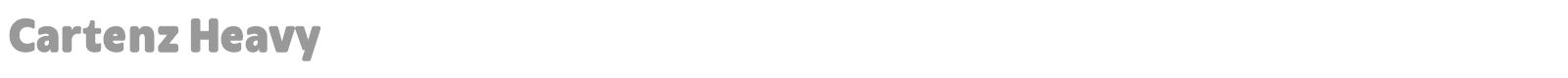 Cartenz font preview